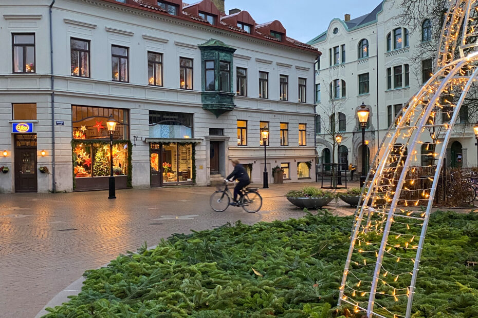 Huset i Lund där Historiska Media har sin förlagsverkshamhet